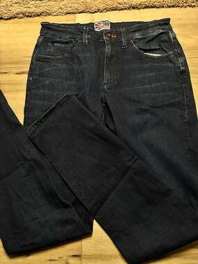 Psycho Bunny Robert Godley Slim Fit Dark Wash Denim Jeans Size 32